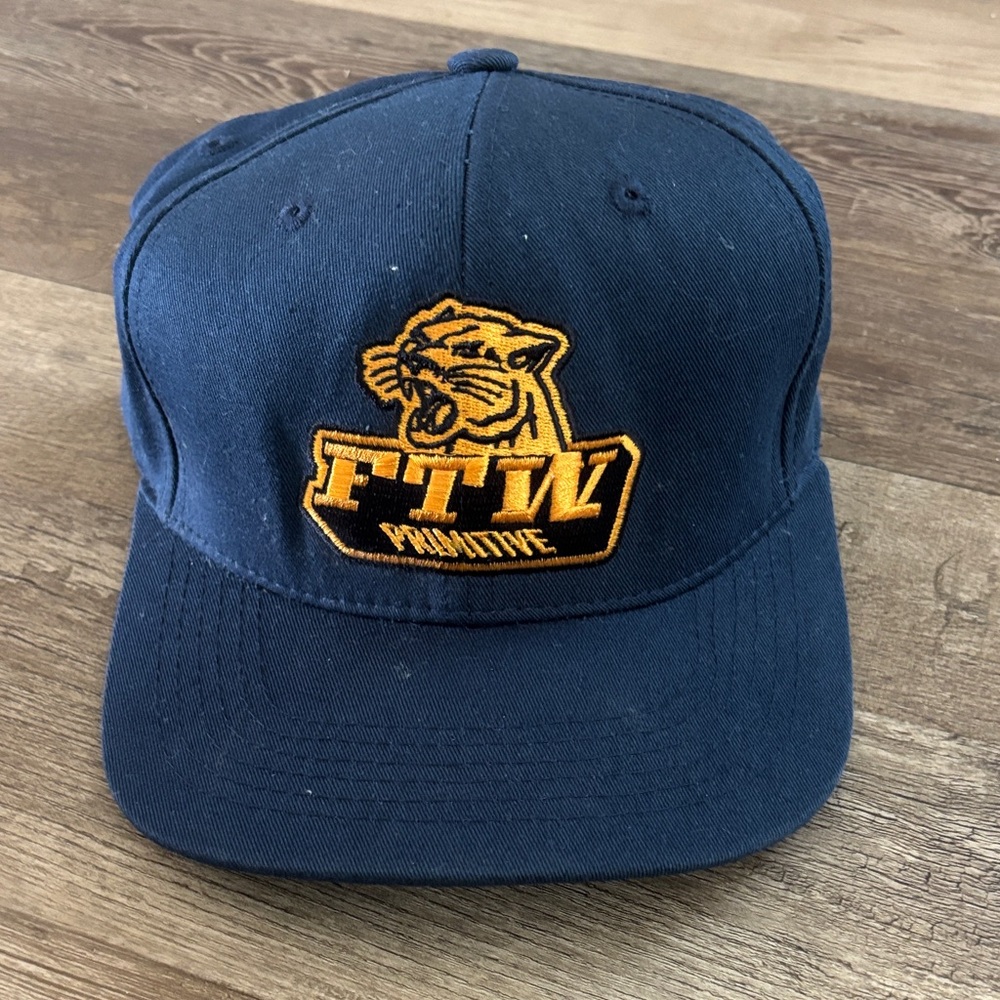 Primitive Dark Blue Cap with Fierce Tiger Patch